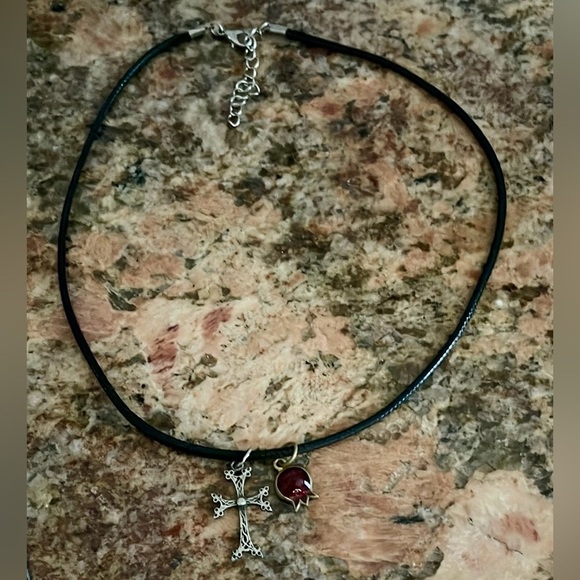 Silver Cross Necklace - Picture 3 of 4